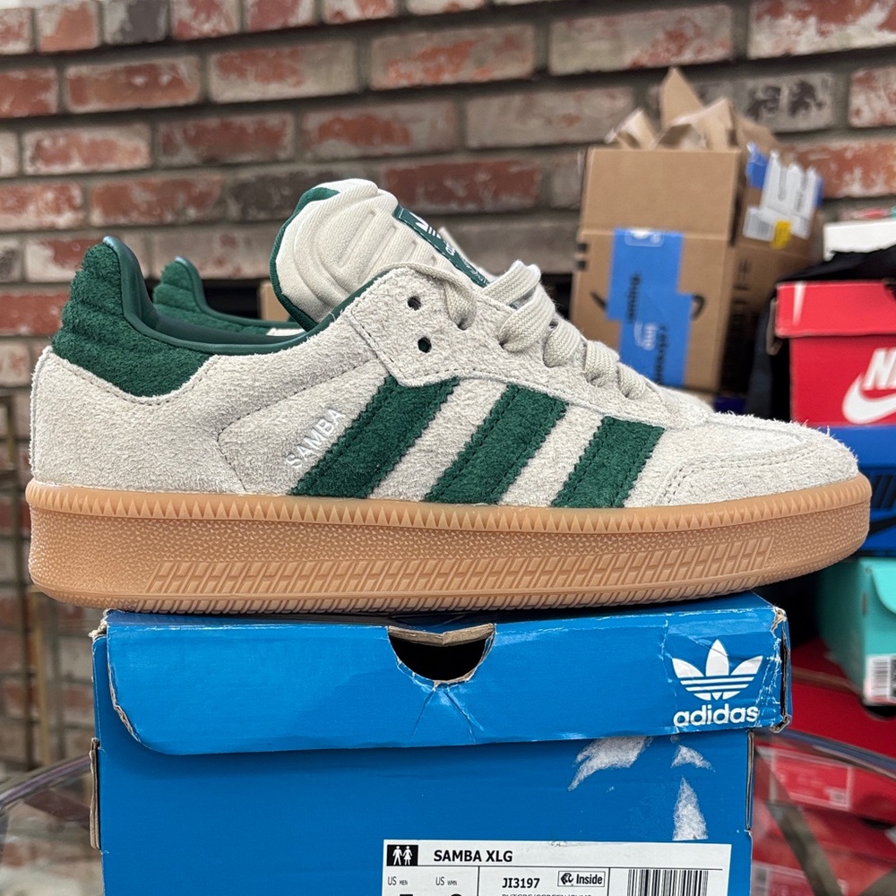 Adidas Samba XLG Putty Green Sneakers JI3197 Men’s Sizes